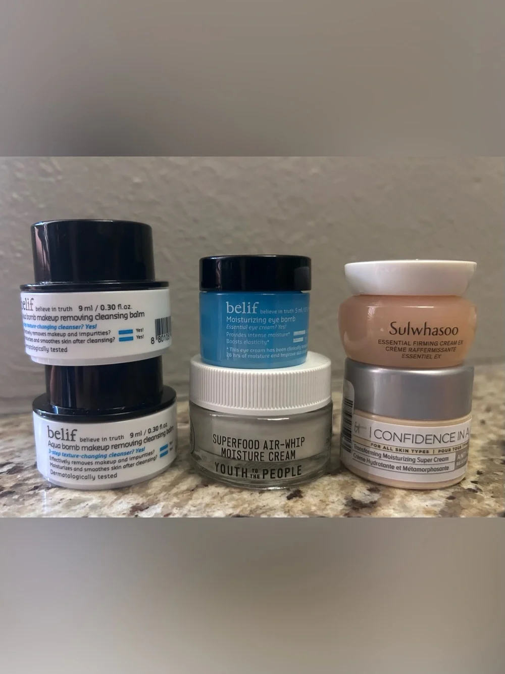 6 MINI Skincare Items. 5ml to 15ml